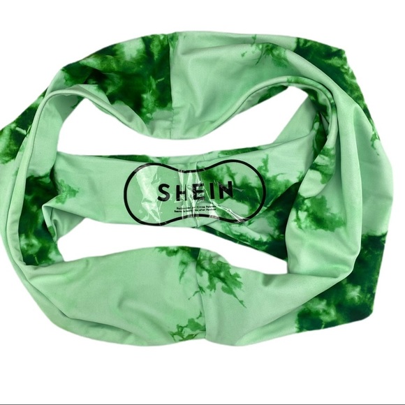 SHEIN | Mint Green Tie Dye High Waisted Bikini Bottoms NEW - Picture 4 of 6